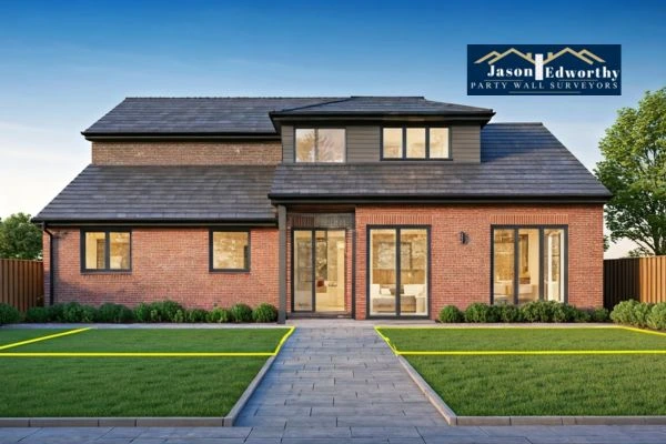 Home extension focusing on boundary line Bracknell